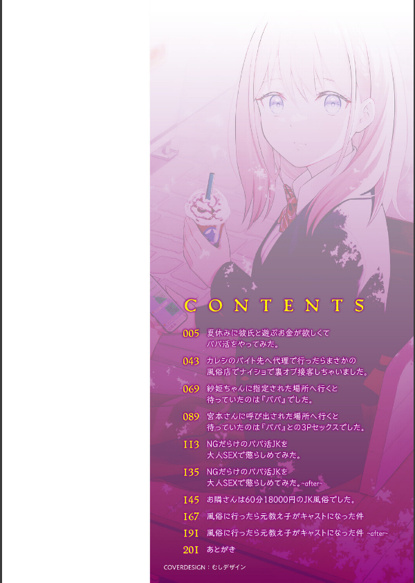 体で稼ぐパパ活女子たちと大人セックスしちゃいました。【デジタル特装版】_2枚目の画像