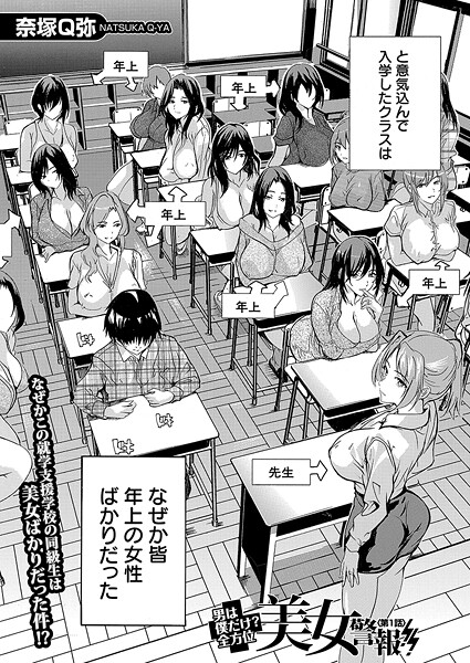 【エロ漫画】男は僕だけ！？全方位美女警報！！（単話）【奈塚Q弥,MUJIN編集部】